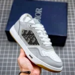 Air Jordan Dior B27 Low Top Sneaker Grey And White(MASTER QUALITY