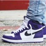 Air Jordan Retro 1 Court Purple White(Master Quality)