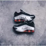 Nike Shox R4 Black Metallic Silver (Master Quality)