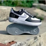 Nike Airforce 1 EMB Black White Silver(MASTER QUALITY)