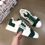 Dolce And Gabbana Low Top Sneaker White Green (Master Quality)