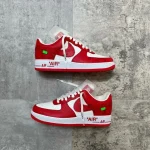 Nike Air Force 1 Off- White X Louis Vuitton Virgil Abloh Red (Master Quality)