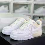 Nike Airforce 1 React Double Swoosh White  (Master Quality)