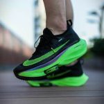 NIKE AIR ZOOM ALPHAFLY NEXT BLACK ELECTRIC GREEN  (MASTER QUALITY)