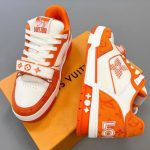 Louis Vuitton LV Trainer Stripe Orange (Master Quality)