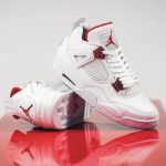 Nike Air Jordan Retro 4 Red Metalic (Master Quality)