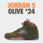 AIR  JORDAN RETRO 5 OLIVE GREEN (Master Quality)