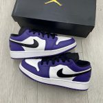 Nike Jordan 1 Retro Low Court Purple White(Advance Quality)