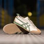 ONITSUKA TIGER MEXICO 66 BEIGE GRASS GREEN (Master Quality)