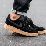 Nike Airforce 1 Black Suede