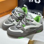 Louis Vuitton Skate Trainer Grey Green (Master Quality)