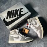 Nike Air Jordan Retro 1 High "Washed Grey"*(Master Quality)