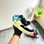 Travis Scott X Niike Air Jordan Cut The Check Black Blue (Master Quality)